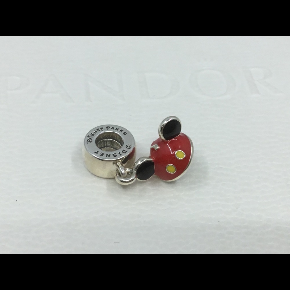 Pandora Mickey Red Enamel Cap Charm